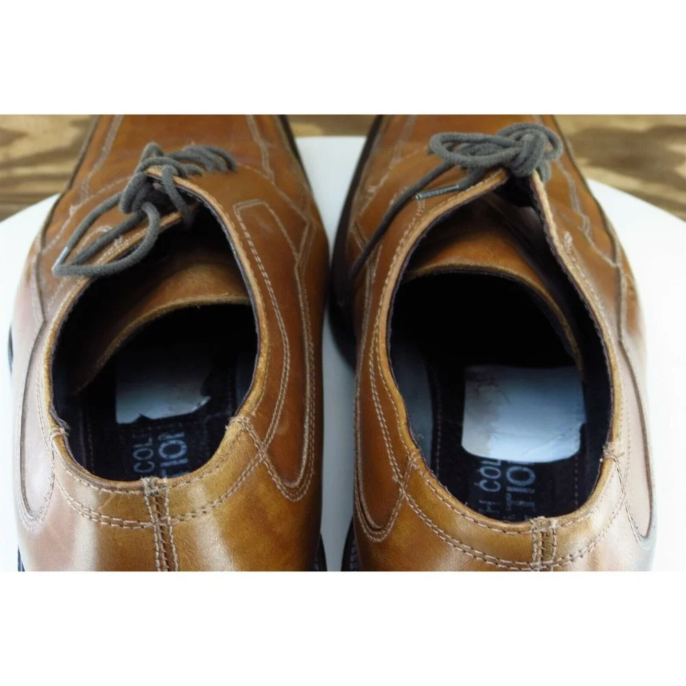 Kenneth Cole Shoes Sz 10 M Brown Derby‎ Oxfords Leather Men 12511